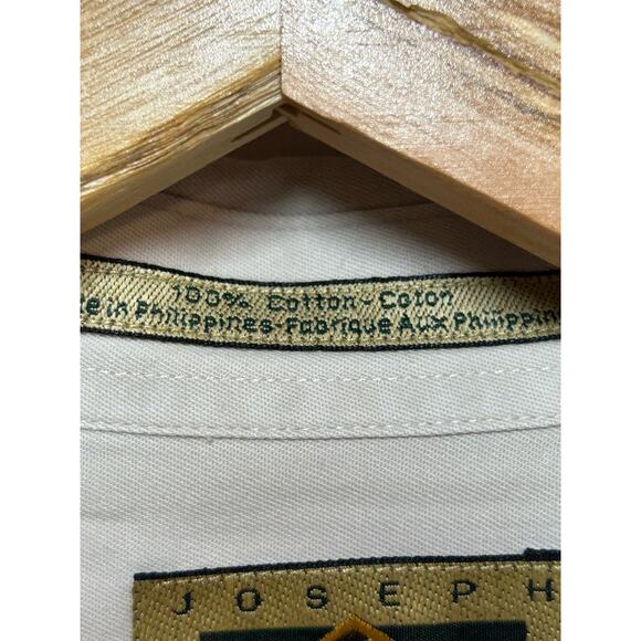 Joseph Abboud Men's Button‎ Down Dress Shirt  Medium  Beige - Picture 3 of 10